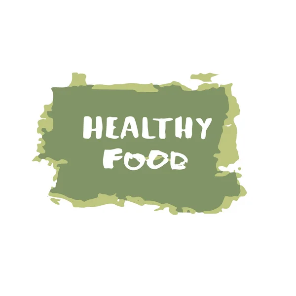 Banner de comida saudável. Ilustração vetorial . —  Vetores de Stock