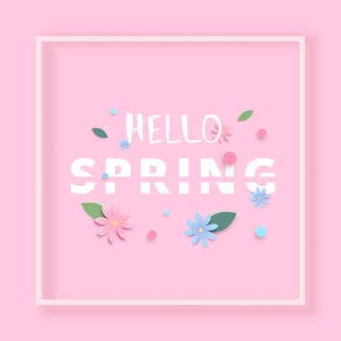 Yazı bahar. Vektör çizim.