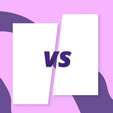 Vs afiş. Ekran karşı. 