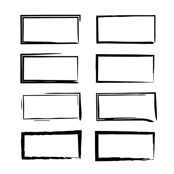 Set frames. vectorillustratie — Stockvector