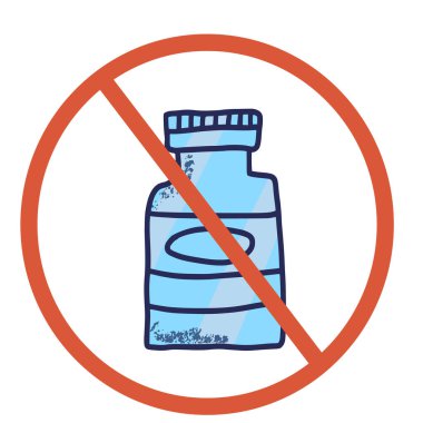 İşaret simgesini durdurun. Vektör basit tasarım illüstrasyon.