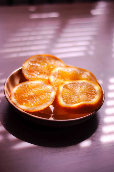 Φέτες Εσπεριδοειδών Πορτοκαλιού — Φωτογραφία Αρχείου