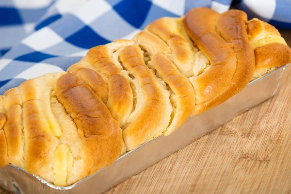 Pão de brioche francês — Fotografia de Stock