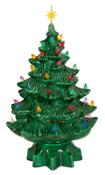 Keramik-Weihnachtsbaum — Stockfoto