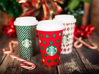 Yeni 2019 tasarım Starbucks tatil içecek bardakları