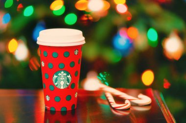 Yeni 2019 tasarım Starbucks tatil içecek kupası