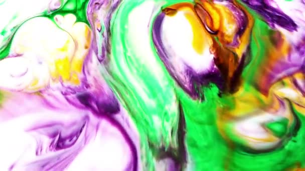 Abstraktní Umění Inkoust Barva Výbuch Explodovat Turbulence — Stock video