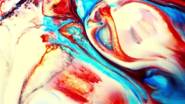 Abstract Art Ink Paint Blast Explode Turbulence — Stock Video