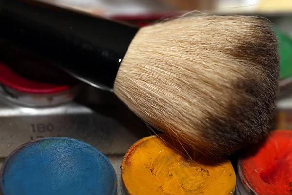 Kalıcı makyaj sanat kozmetik boya fırça araçları