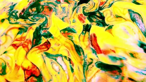 Αφηρημένη Τέχνη Μελάνης Χρώμα Έκρηξη Εκραγεί Αναταράξεις — Αρχείο Βίντεο