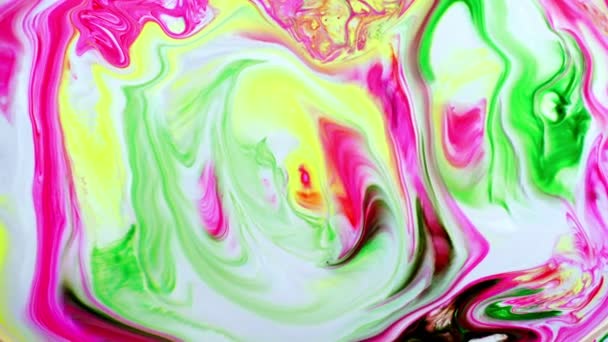 抽象アート インク塗料爆発爆発乱流 — ストック動画
