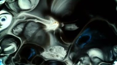 Soyut Renkli Mürekkep Yayılımı