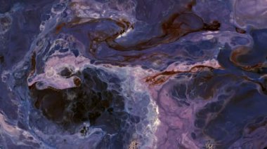 Soyut Renkli Mürekkep Yayılımı