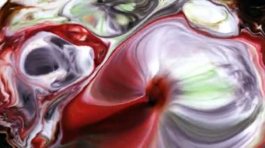 Soyut Renkli Mürekkep Yayılımı