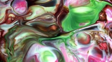 Soyut Renkli Mürekkep Yayılımı