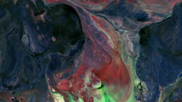 Abstract Diffusione Colorata Dell Inchiostro — Video Stock