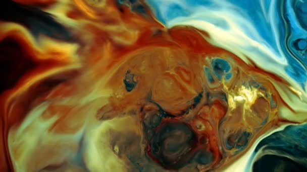 Абстрактные Чернила Paint Blast Turbulence — стоковое видео