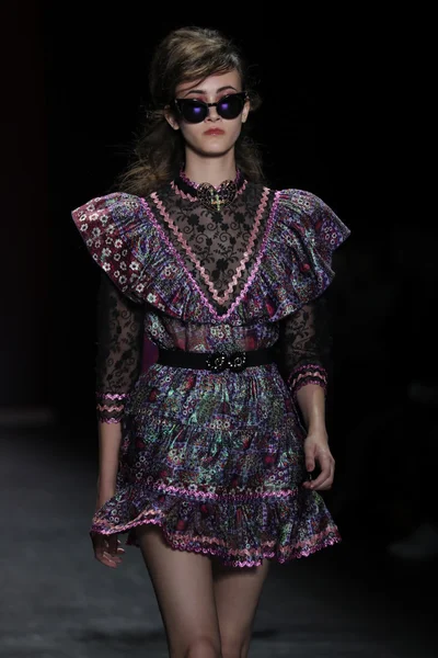 Anna Sui defile — Stok fotoğraf