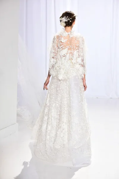 Reem Acra Autunno 2017 Spettacolo collezione Sposi — Foto Stock