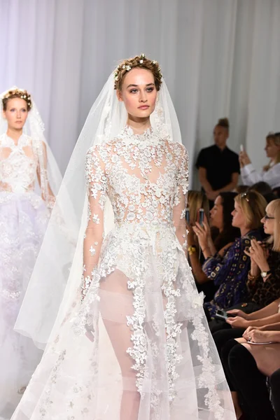 Reem Acra Outono 2017 Show de coleção nupcial — Fotografia de Stock