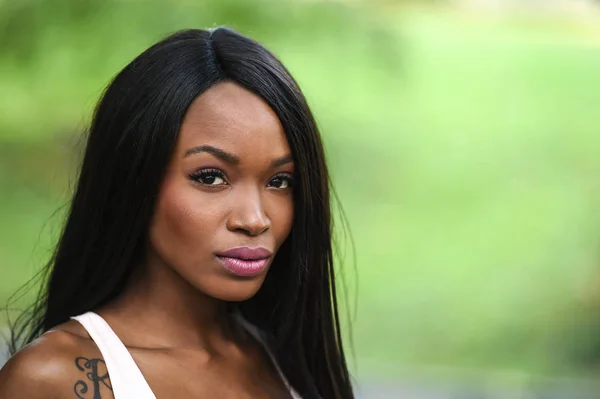 Beautiful african american woman — Stock Photo, Image