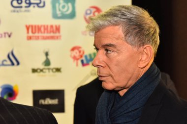 Oleg Gazmanov büyük Apple Müzik Ödülleri sırasında Sahne Alanı'nda gerçekleştirme