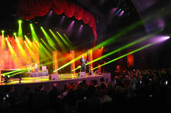 Suasana umum di atas panggung selama Big Apple Music Awards — Stok Foto
