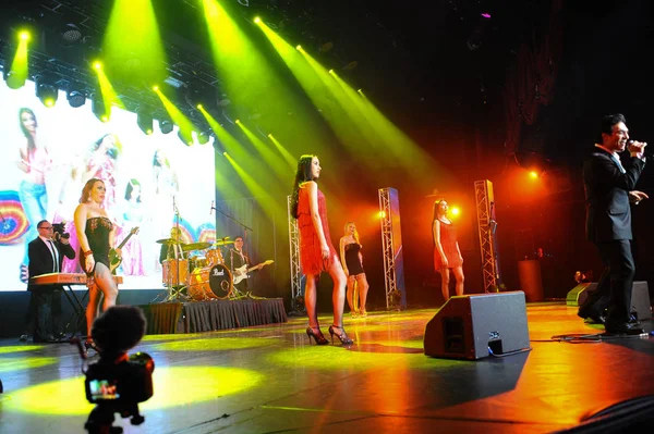 Загальну атмосферу на сцені під час Big Apple Music Awards — стокове фото
