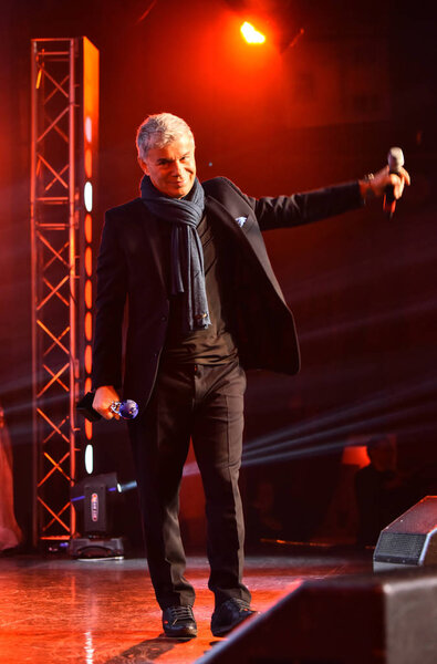 Oleg Gazmanov performing on stage during the Big Apple Music Awards