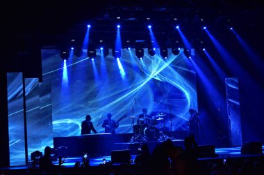 Genel atmosfer sahnede büyük Apple Müzik Ödülleri
