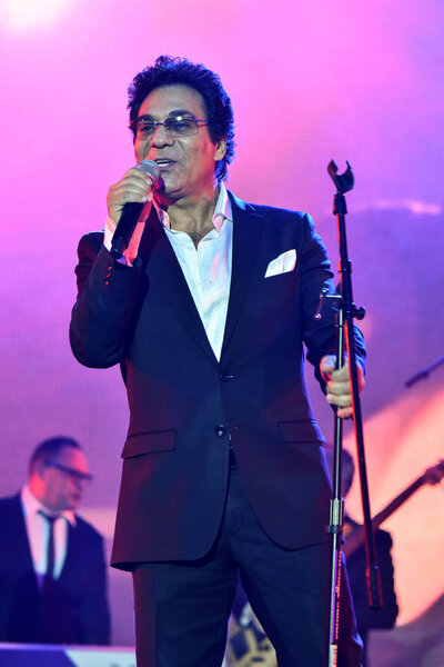 Певец Энди Мададиан выступает на сцене во время Big Apple Music Awards
