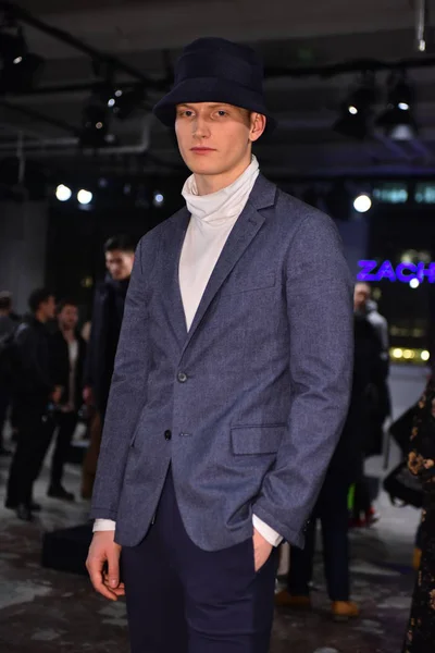 Zachary Prell sunu sırasında Nyfw — Stok fotoğraf