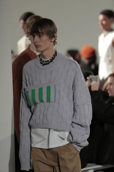 Raf Simons defile — Stok fotoğraf