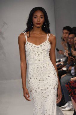 Theia show during New York Fashion Week clipart