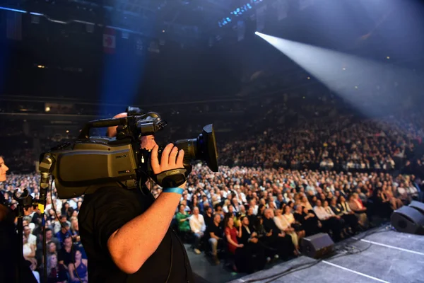 Viktor Drobysh 50th year birthday concert — Stock Photo, Image