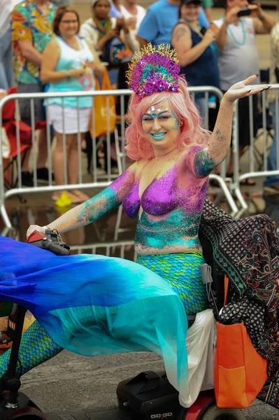 El 35º Desfile Anual de Sirenas — Foto de Stock