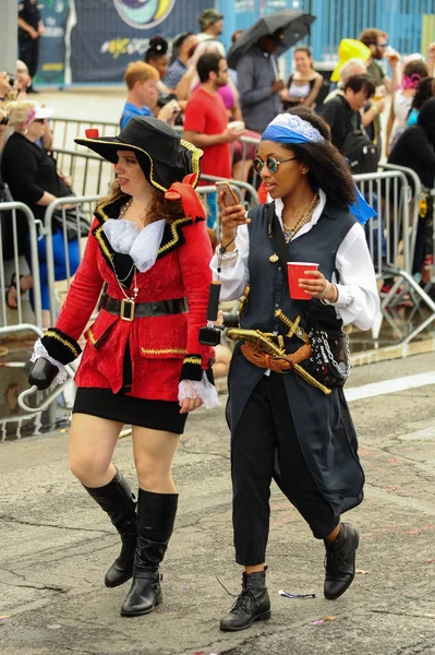 El 35º Desfile Anual de Sirenas — Foto de Stock