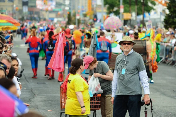 35 yıllık Mermaid Parade — Stok fotoğraf