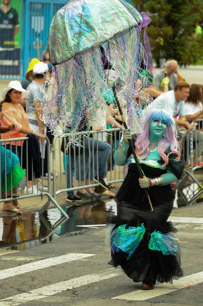 35 roční Mermaid Parade — Stock fotografie