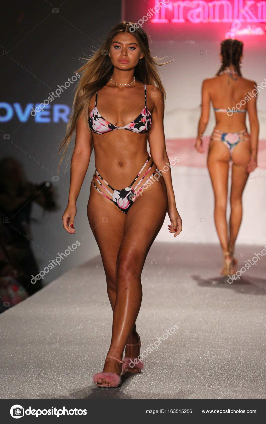 Frankies Bikinis Collection fashion show Stock Editorial Photo