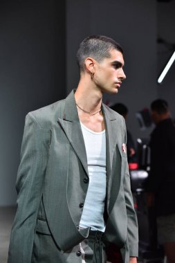  Sanchez-Kane gösterisi sırasında Nyfw