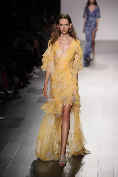 Tadashi Shoji modevisning — Stockfoto