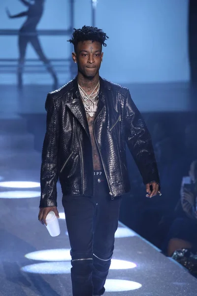 Philipp Plein defile — Stok fotoğraf