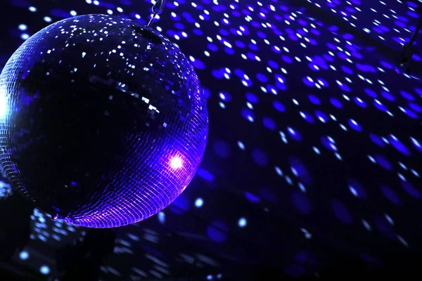 Disco ball with bright rays — Stock Photo, Image