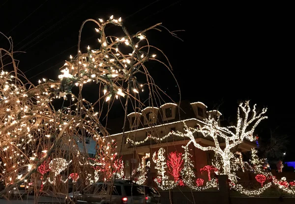 Brooklyn Nowy Jork Grudnia 2017 Dyker Heights Christmas Lights Jest — Zdjęcie stockowe