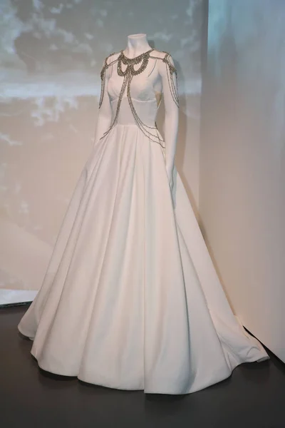Nueva York Abril Presentación Del Vestido Novia Durante Las Colecciones —  Fotos de Stock
