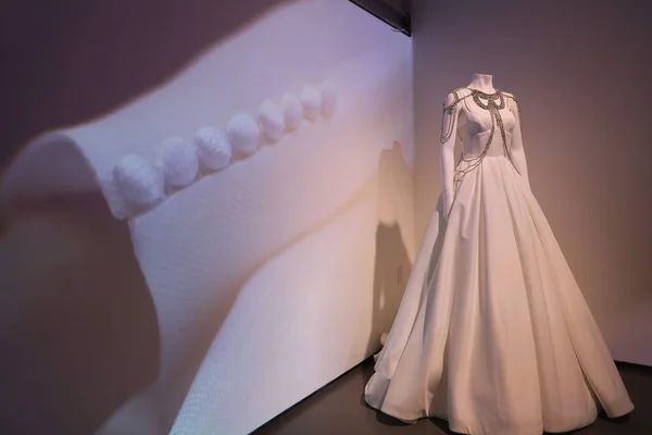 Nueva York Abril Presentación Del Vestido Novia Durante Las Colecciones —  Fotos de Stock