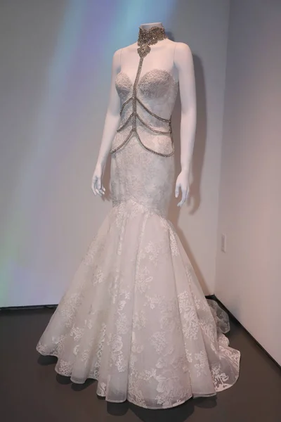 Nueva York Abril Presentación Del Vestido Novia Durante Las Colecciones —  Fotos de Stock