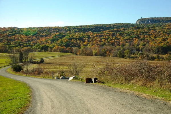 Farbenfrohes Herbstlaub Der Herbstsaison Von New York — Stockfoto