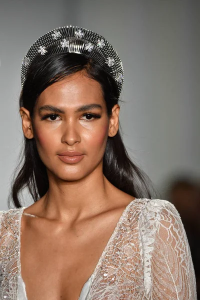 New York October Model Walks Runway Inbal Dror Fall 2020 — Stock Photo, Image